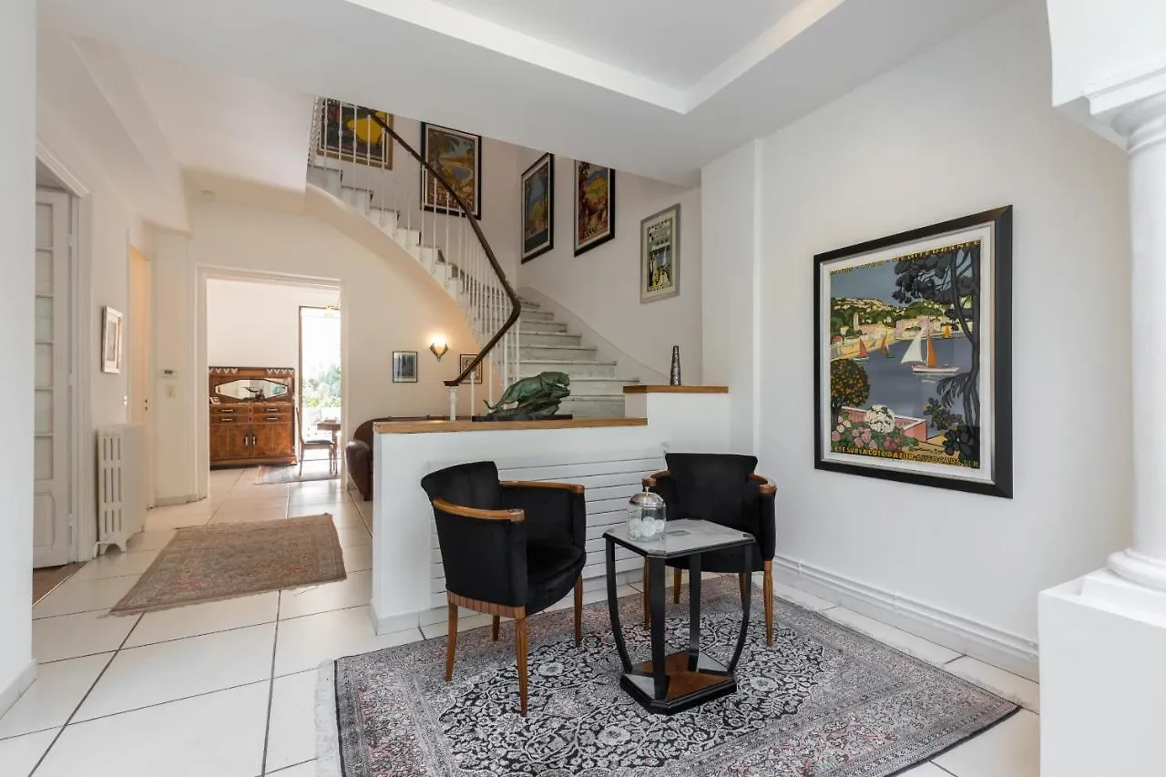 Stylish Art Deco Villa Near The Sea 4 Bdrs Pool And Garage Nice France